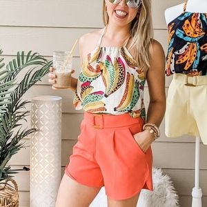 SALMON PARADISE SHORTS